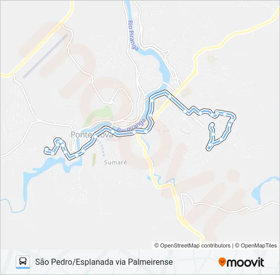 08 U Bus Line Map