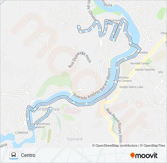 09 U Bus Line Map