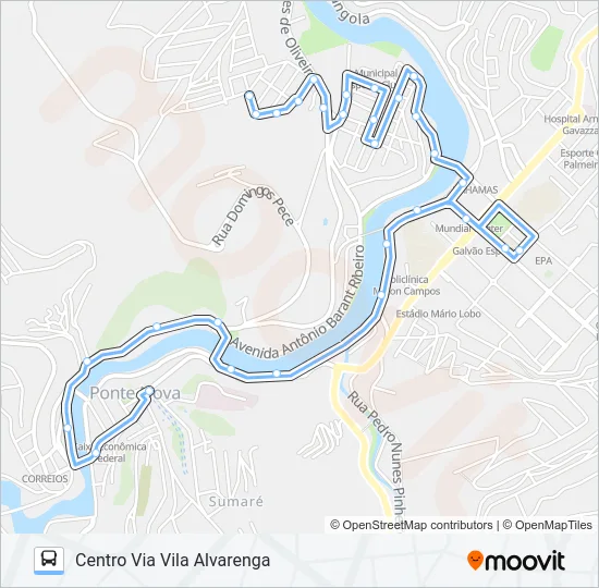 09 U Bus Line Map