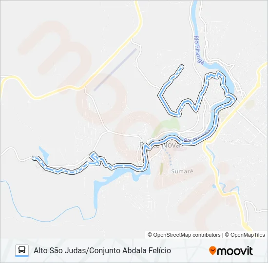 10 U Bus Line Map