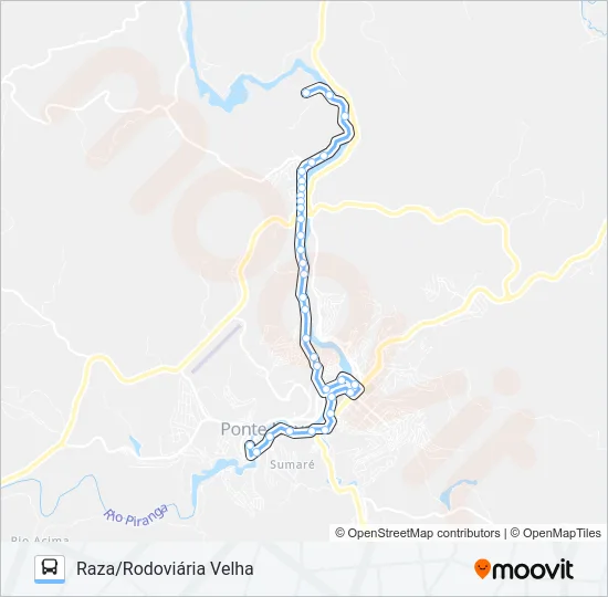 11 U Bus Line Map