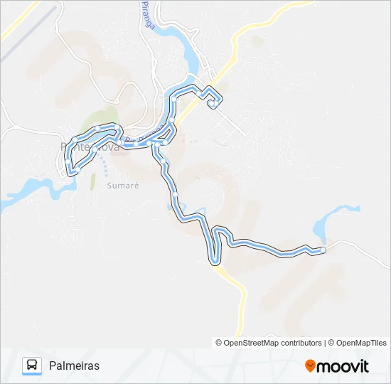 13 U Bus Line Map