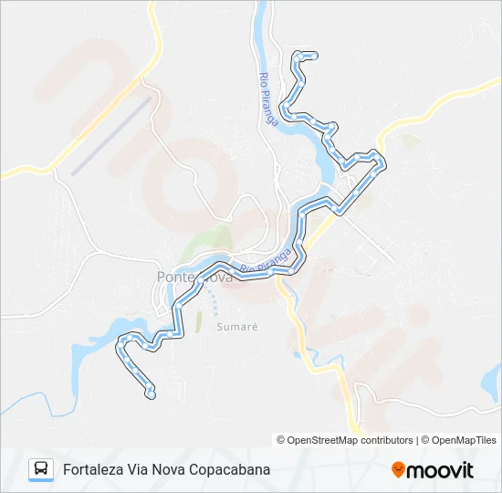 15 U Bus Line Map