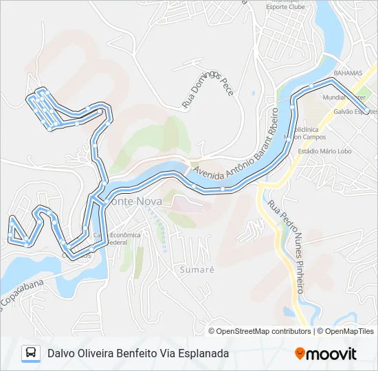17 U Bus Line Map