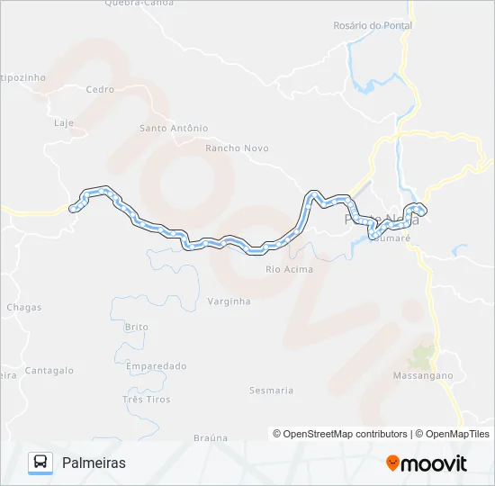 33 D Bus Line Map