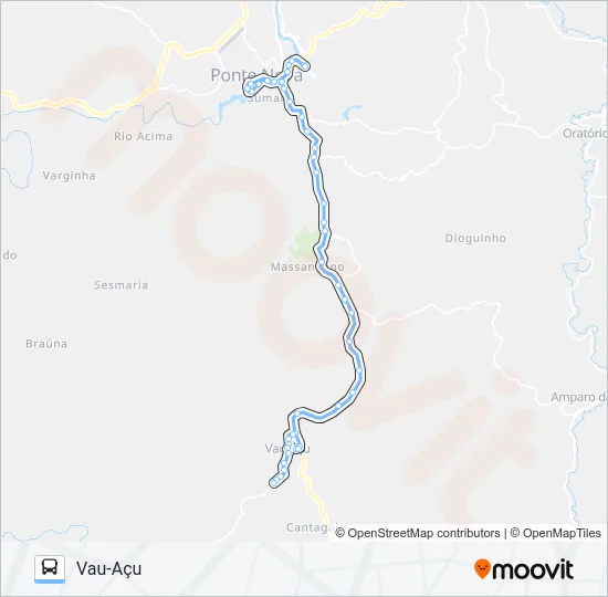 34 D Bus Line Map
