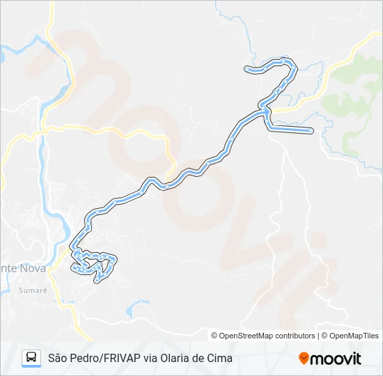 36 D Bus Line Map