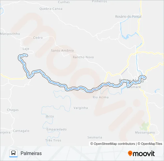 60 R Bus Line Map