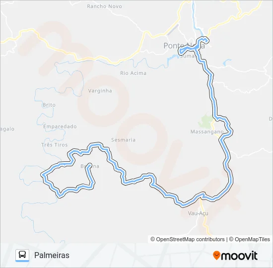 63 R Bus Line Map