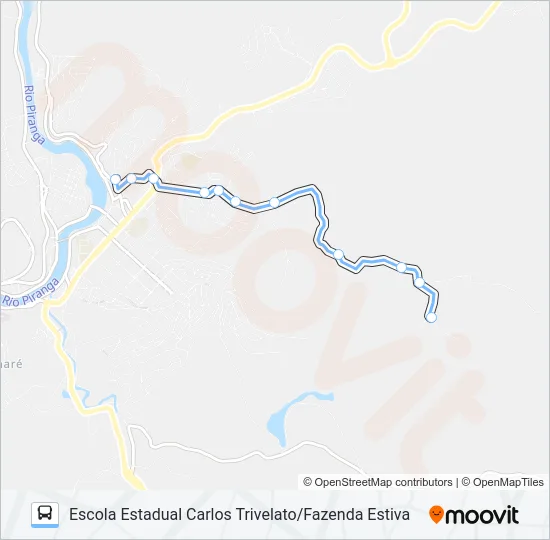 66 R Bus Line Map