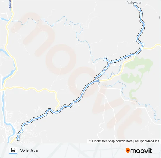 67 R Bus Line Map