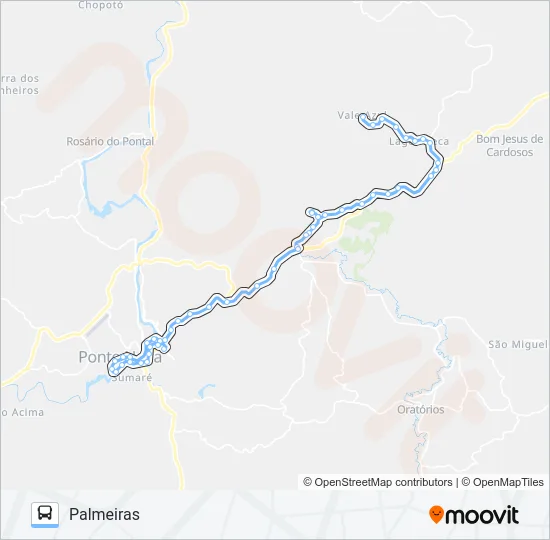 67 R Bus Line Map