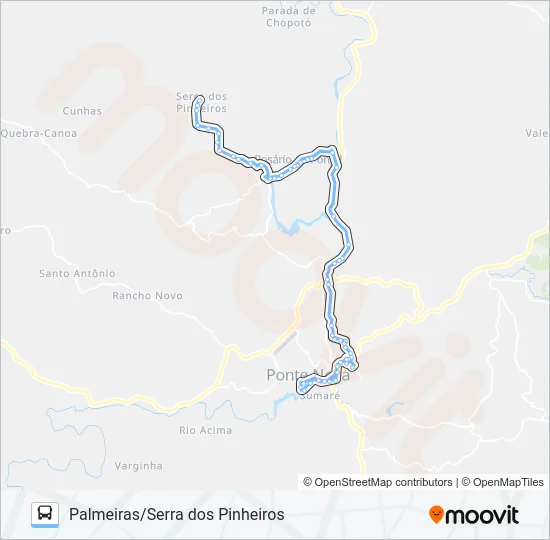68 R Bus Line Map