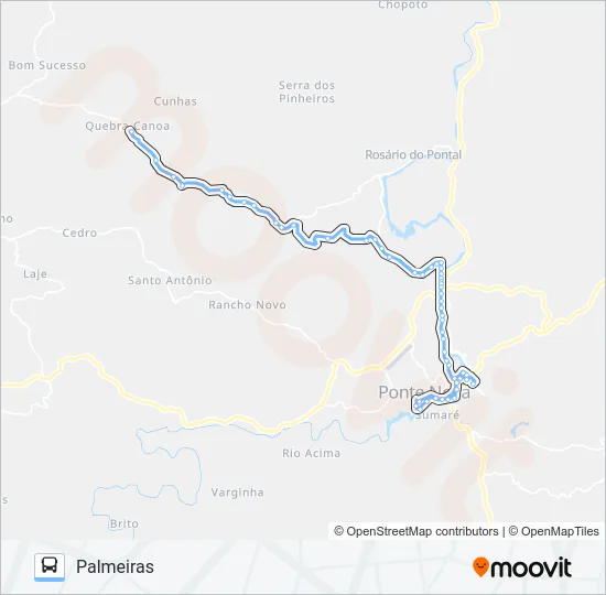 70 R Bus Line Map