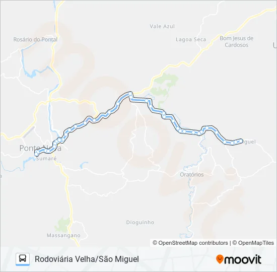 71 R Bus Line Map