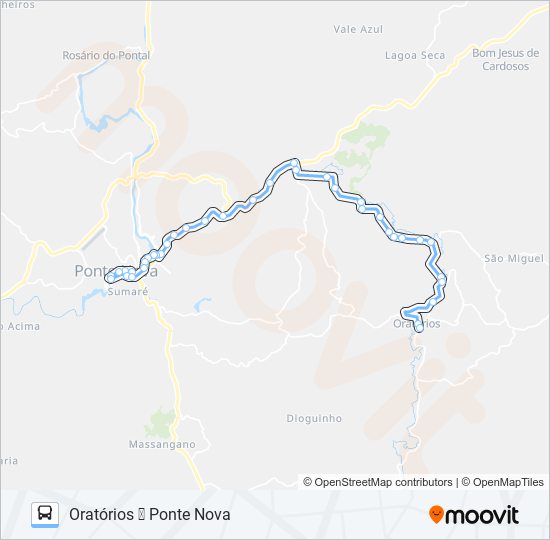 Mapa de 3649.1 de autobús