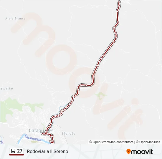 27 Bus Line Map