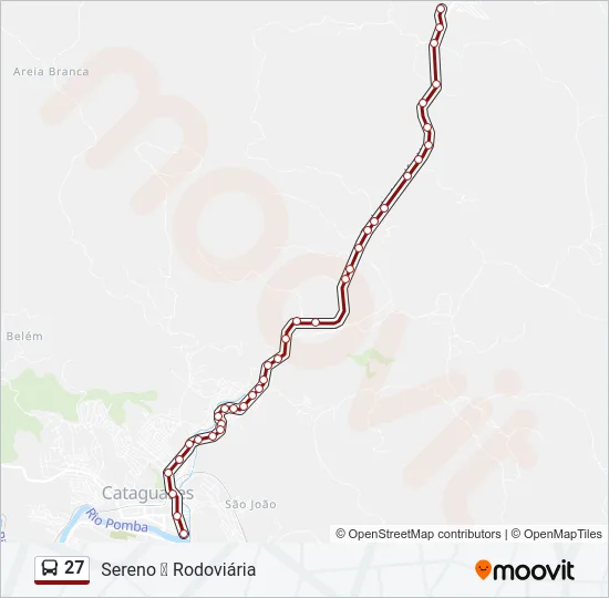 27 Bus Line Map