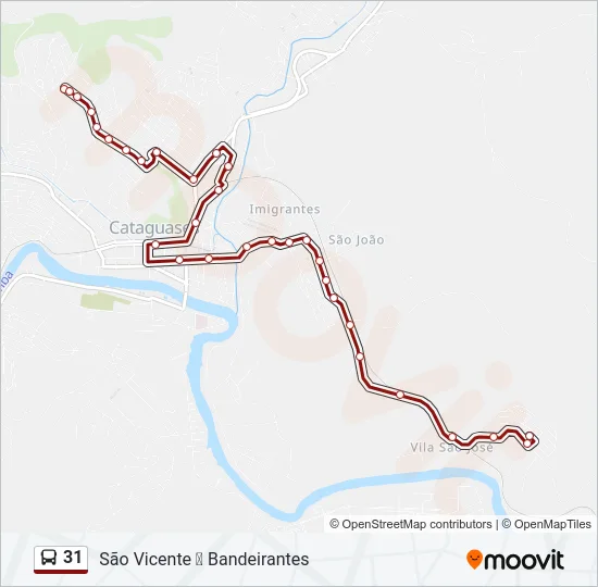 31 Bus Line Map