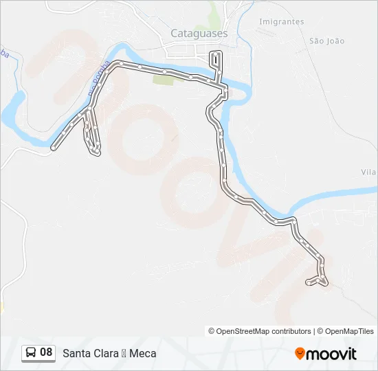 08 Bus Line Map