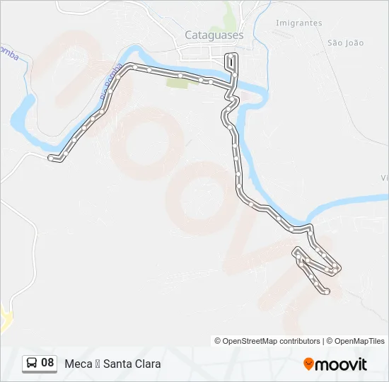 08 Bus Line Map