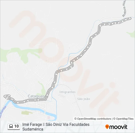 10 Bus Line Map