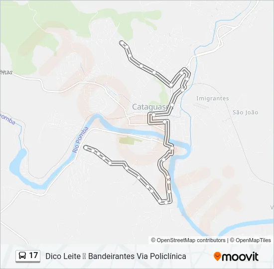17 Bus Line Map