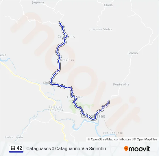 42 Bus Line Map