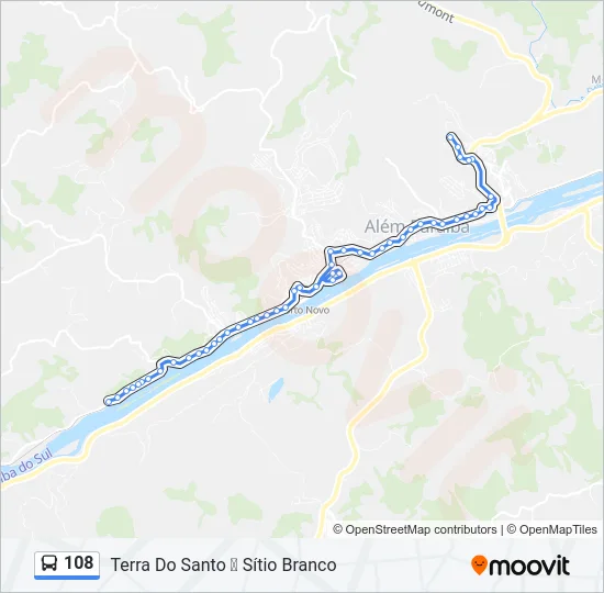 108 Bus Line Map