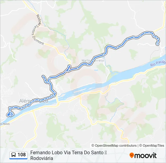 108 Bus Line Map