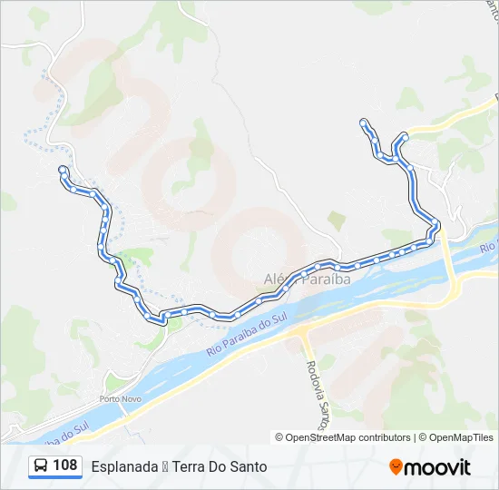 108 Bus Line Map