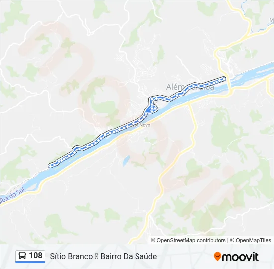 108 Bus Line Map