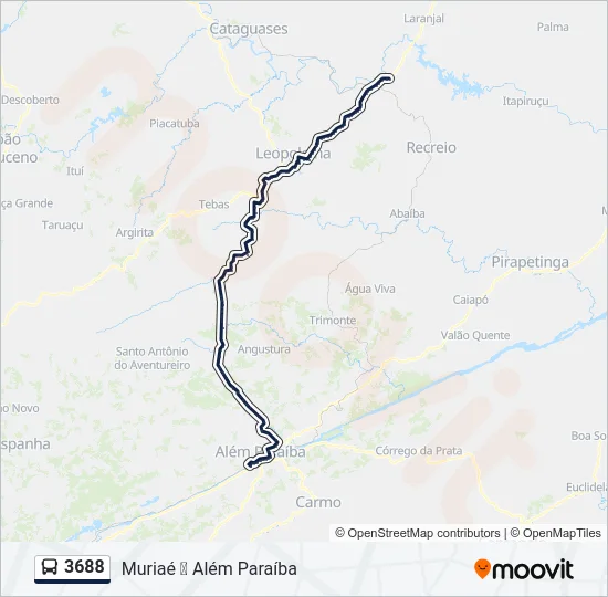 3688 Bus Line Map