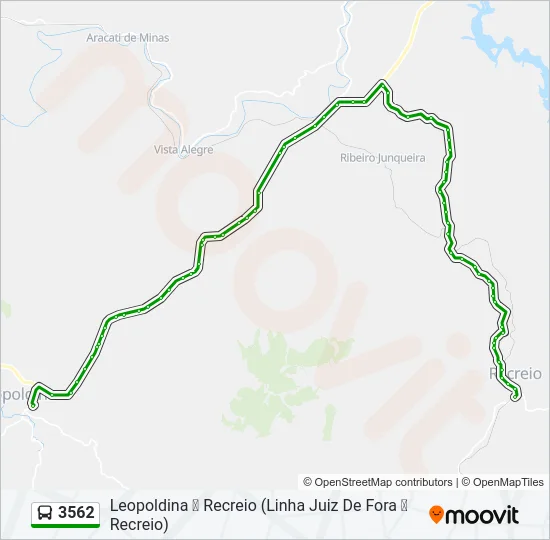 3562 Bus Line Map