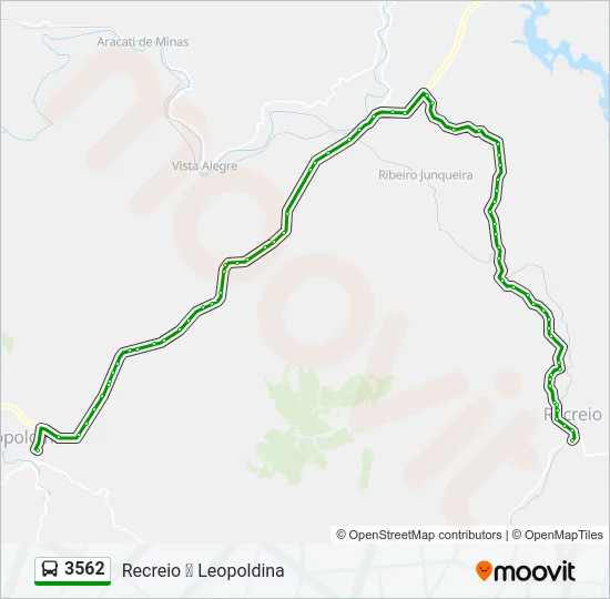 3562 Bus Line Map