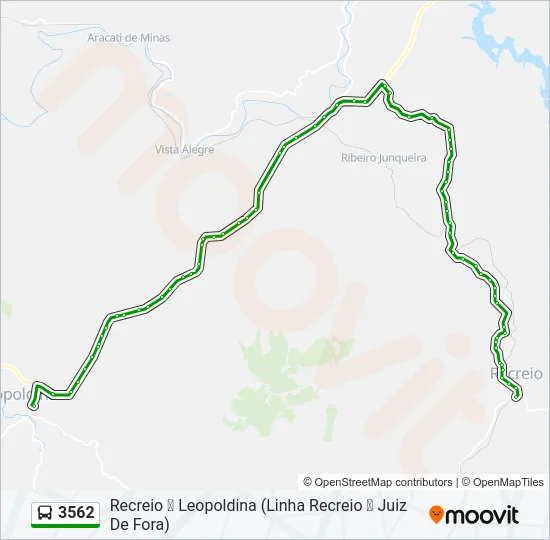 3562 Bus Line Map