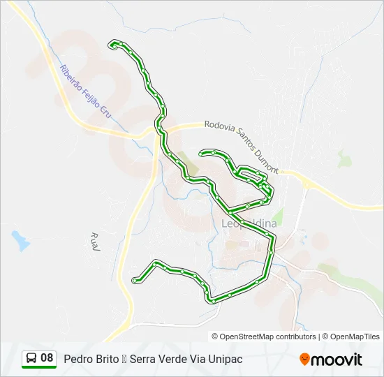 08 Bus Line Map