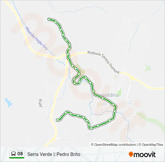 08 Bus Line Map