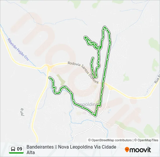 09 Bus Line Map