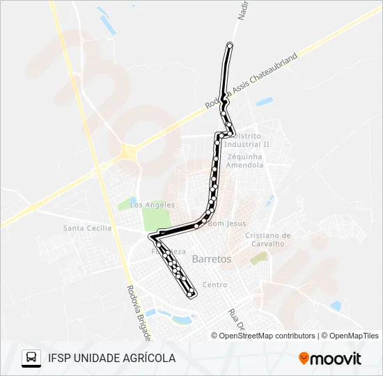 LINHA ESPECIAL Bus Line Map
