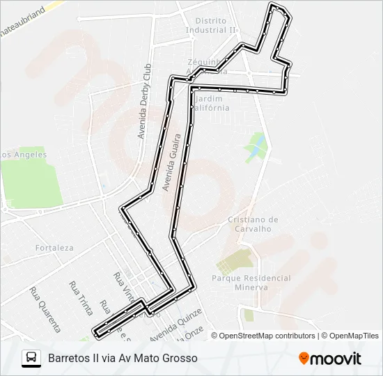 B02 Bus Line Map
