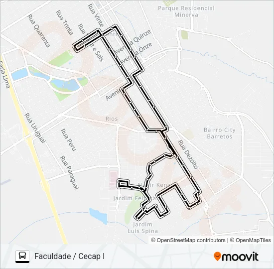 B06 Bus Line Map