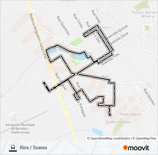 B08 Bus Line Map