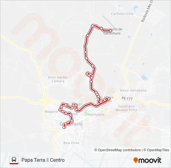 09A VIANA E MOURA (PAPA TERRA) Bus Line Map