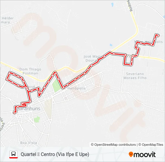 002 QUARTEL Bus Line Map