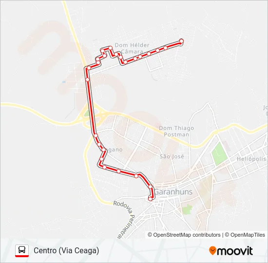 006 COHAB 3 Bus Line Map