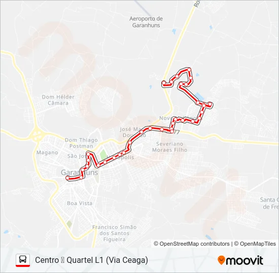 018 QUARTEL L1 Bus Line Map