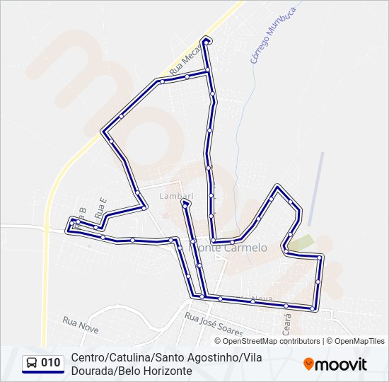 010 Bus Line Map