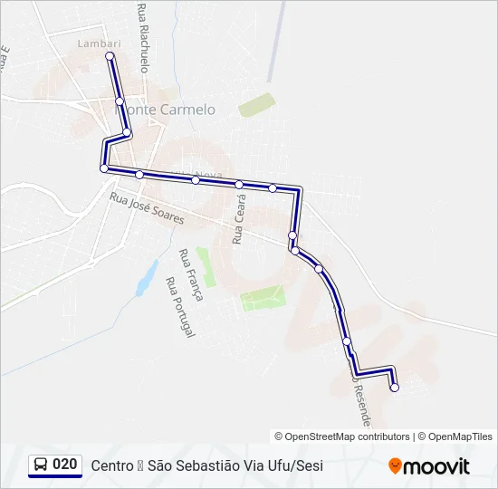 020 Bus Line Map