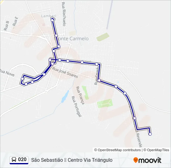 020 Bus Line Map